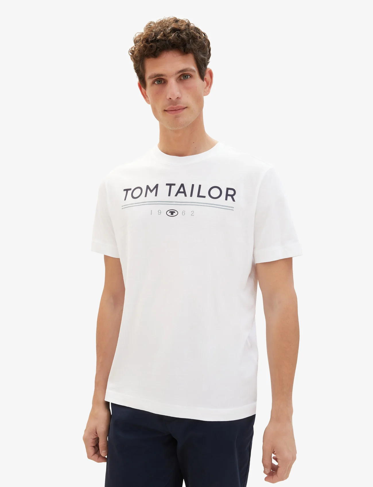 Tom Tailor - printed t-shirt - short-sleeved t-shirts - white - 0