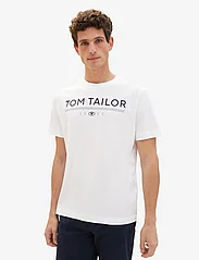 Tom Tailor - printed t-shirt - de laveste prisene - white - 2