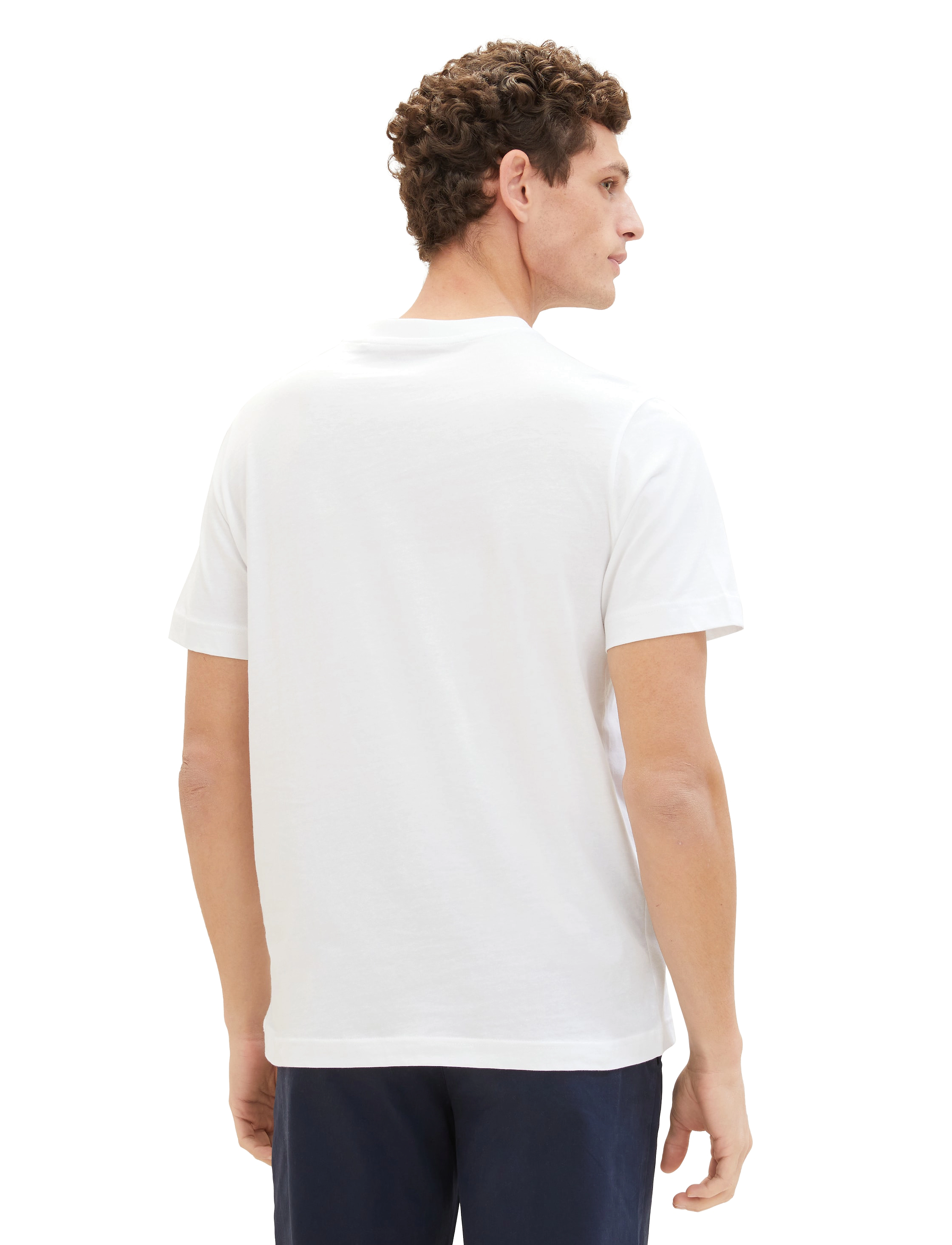 Tom Tailor - printed t-shirt - white - 3