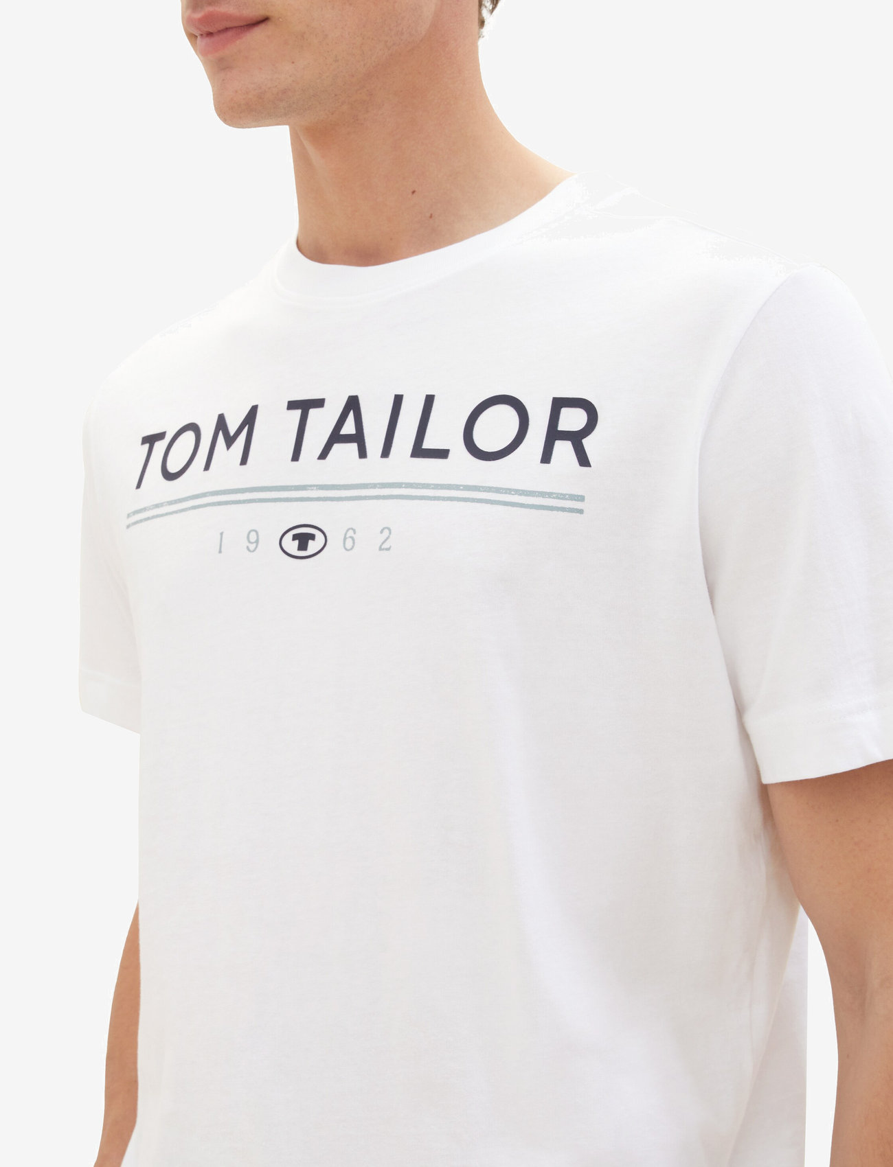 Tom Tailor - printed t-shirt - white - 4