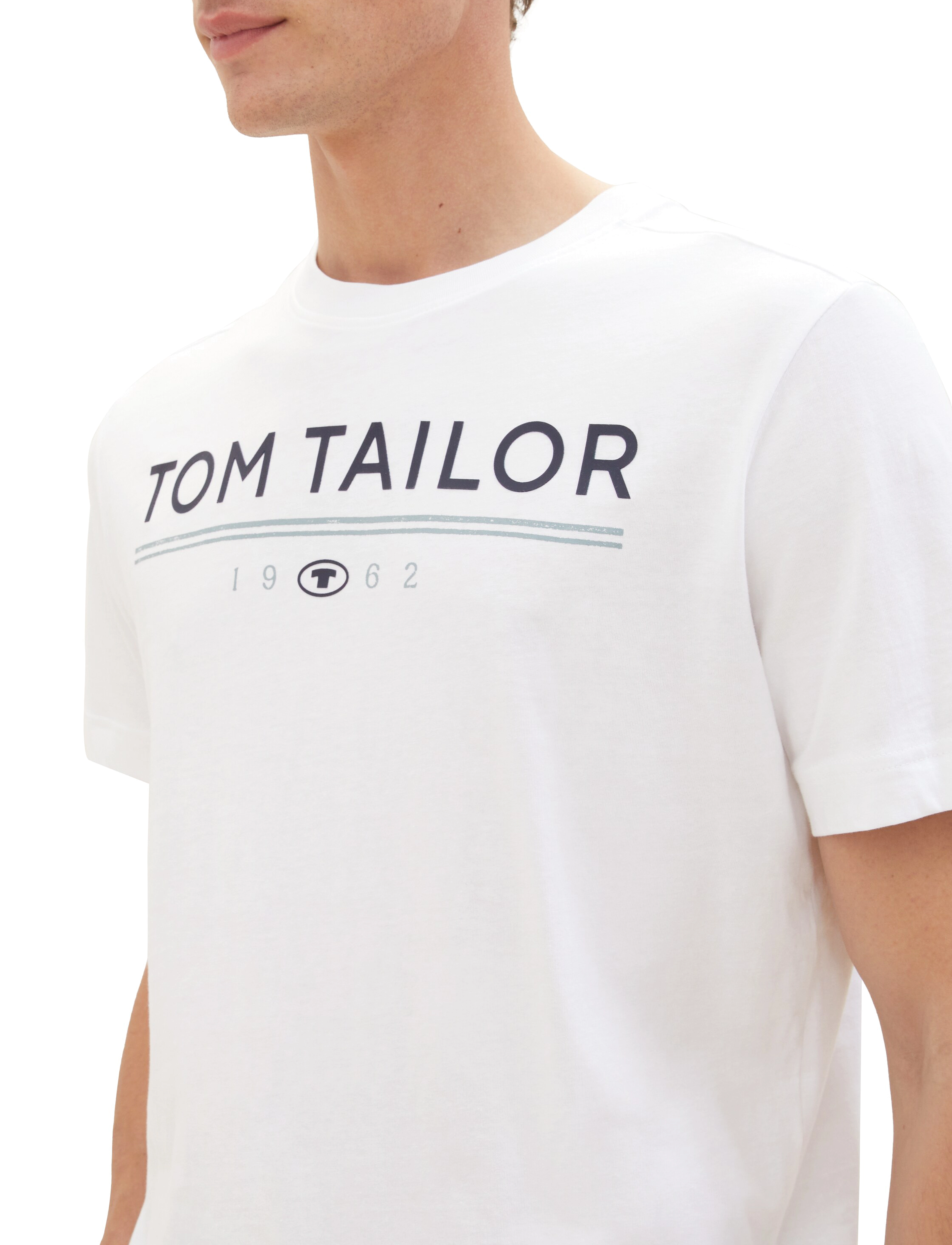 Tom Tailor - printed t-shirt - white - 4