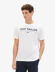 Tom Tailor - printed t-shirt - short-sleeved t-shirts - white - 5