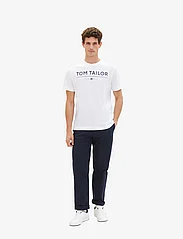 Tom Tailor - printed t-shirt - laveste priser - white - 6