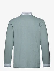 Tom Tailor - polo with detailed collar - pitkähihaiset - grey mint - 1