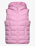 light weight puffer vest - FRESH SUMMERTIME PINK