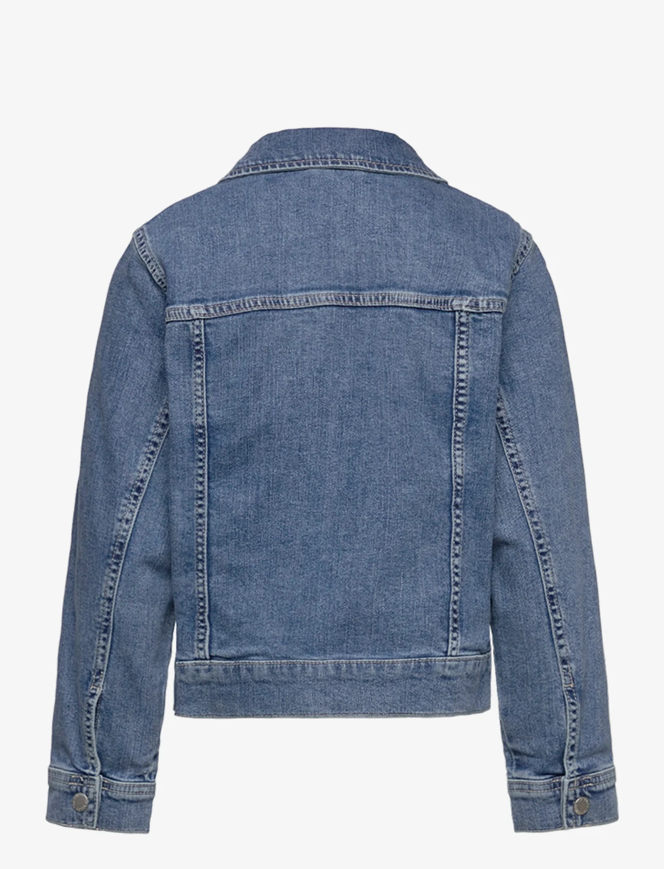 Tom Tailor - denim jacket - spring jackets - used mid stone blue denim - 1