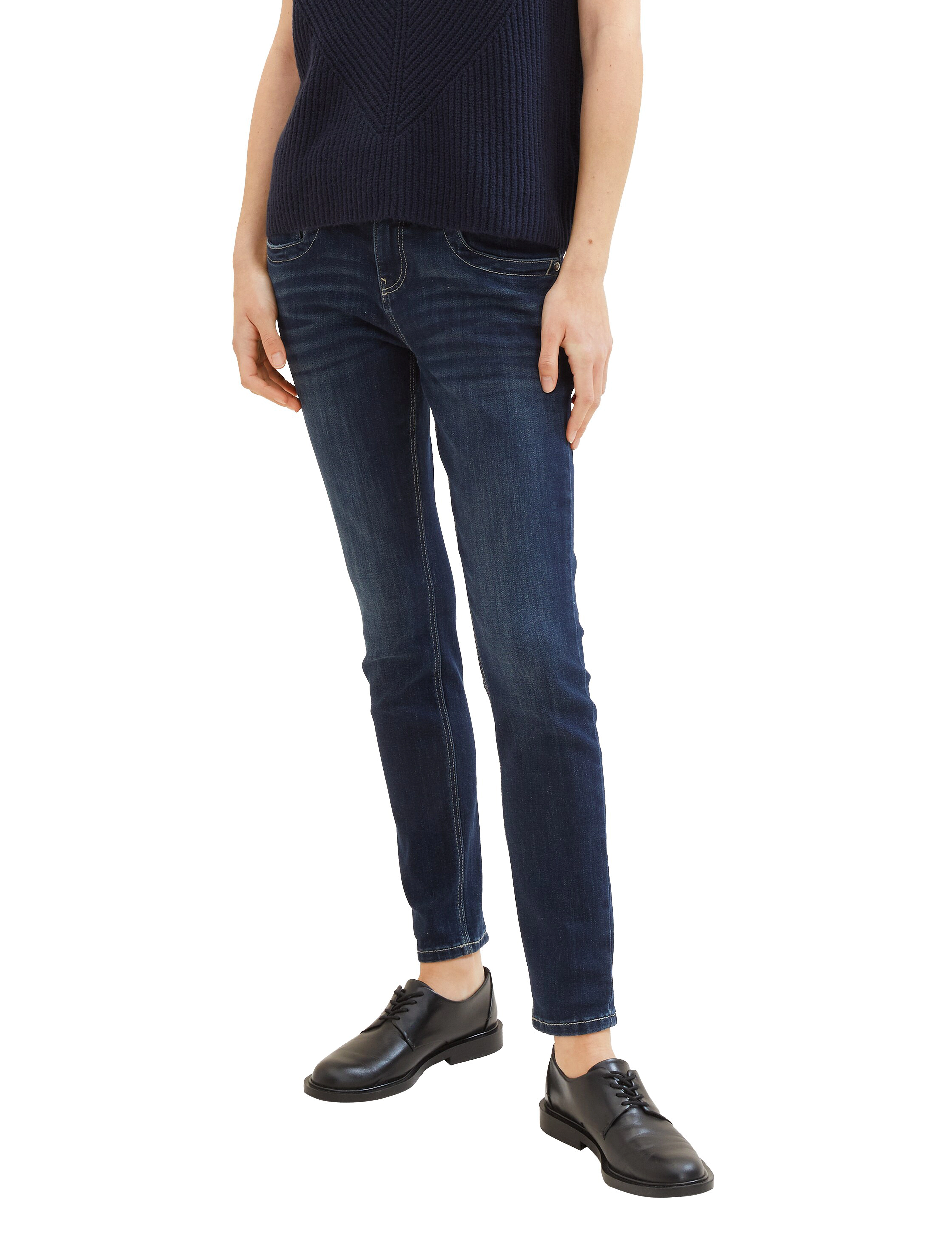 Tom Tailor - Tom Tailor Tapered relaxed - dżinsy skinny fit - rinsed blue denim - 3