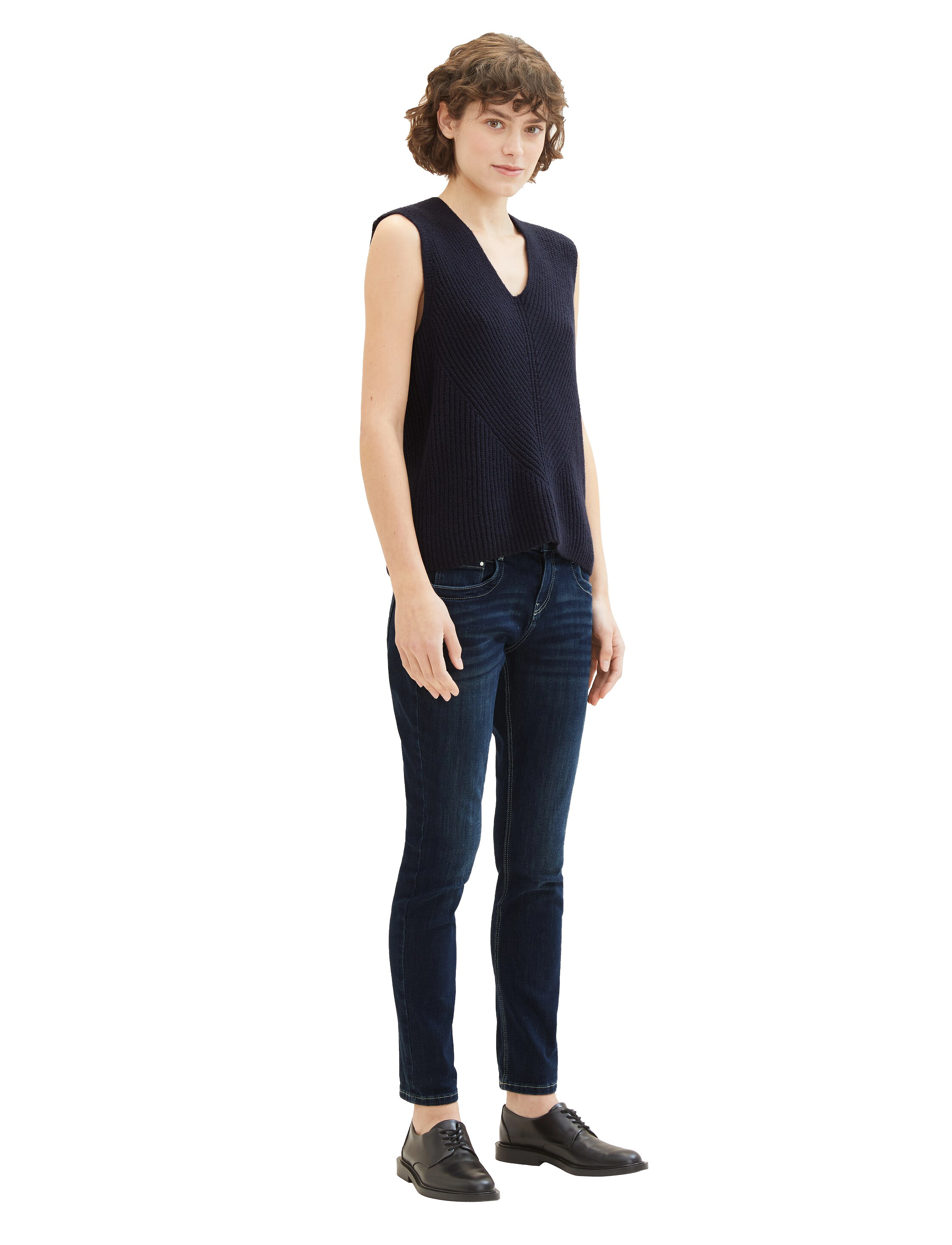 Tom Tailor - Tom Tailor Tapered relaxed - dżinsy skinny fit - rinsed blue denim - 4