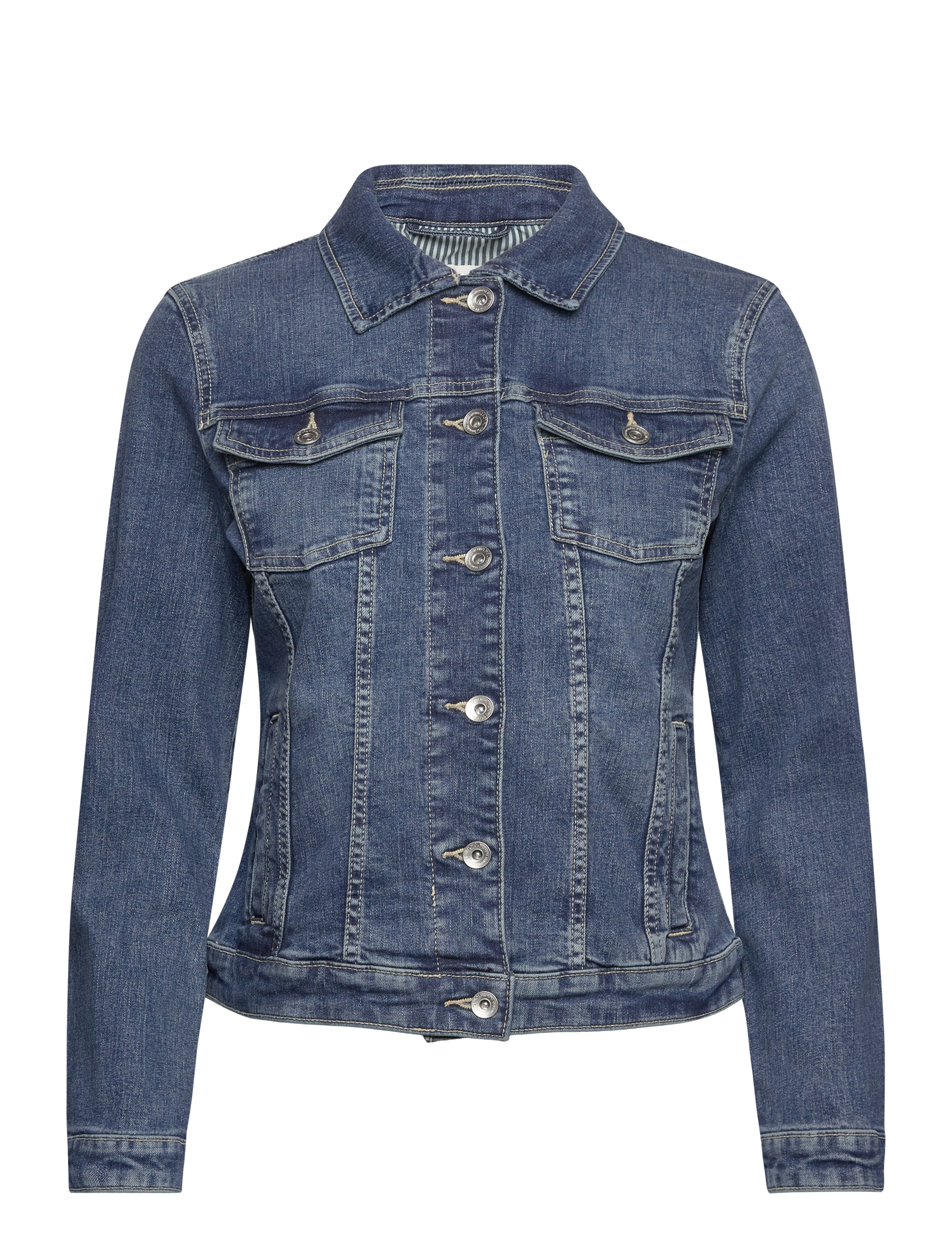 USED DARK STONE BLUE DENIM