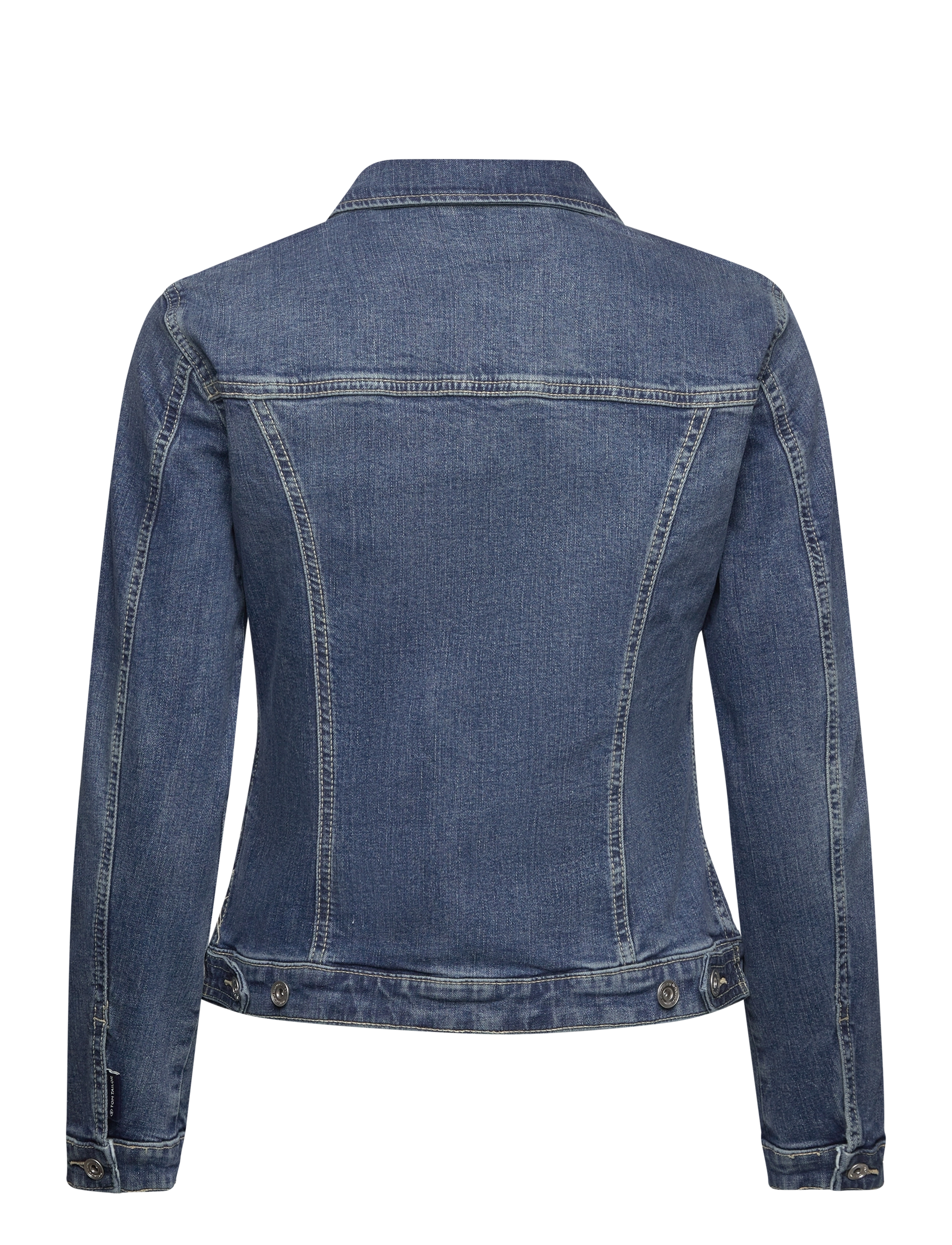 Tom Tailor - authentic denim jacket - used dark stone blue denim - 2