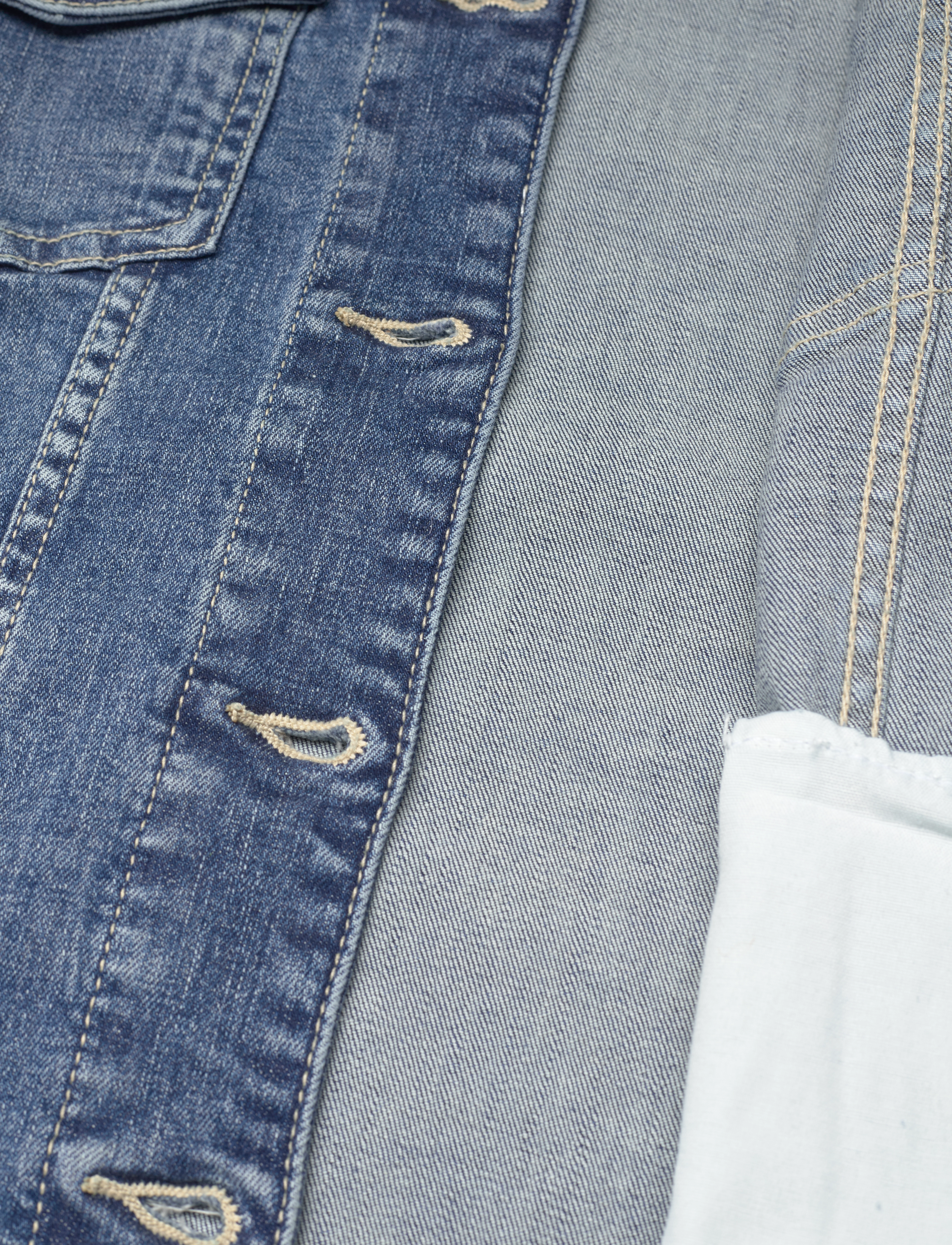 Tom Tailor - authentic denim jacket - used dark stone blue denim - 5