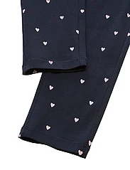 Tom Tailor - allover printed Leggings - die niedrigsten preise - dark blue pink heart - 2