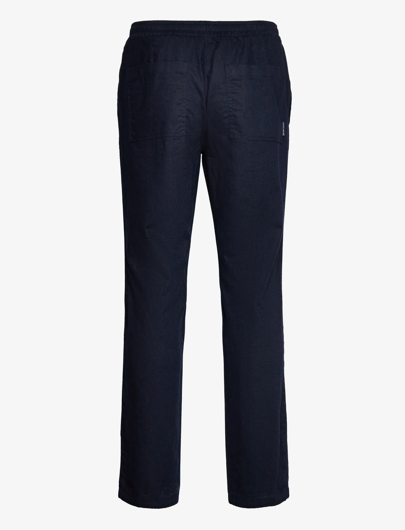 Tom Tailor - regular cotton linen pants - pellavahousut - sky captain blue - 1
