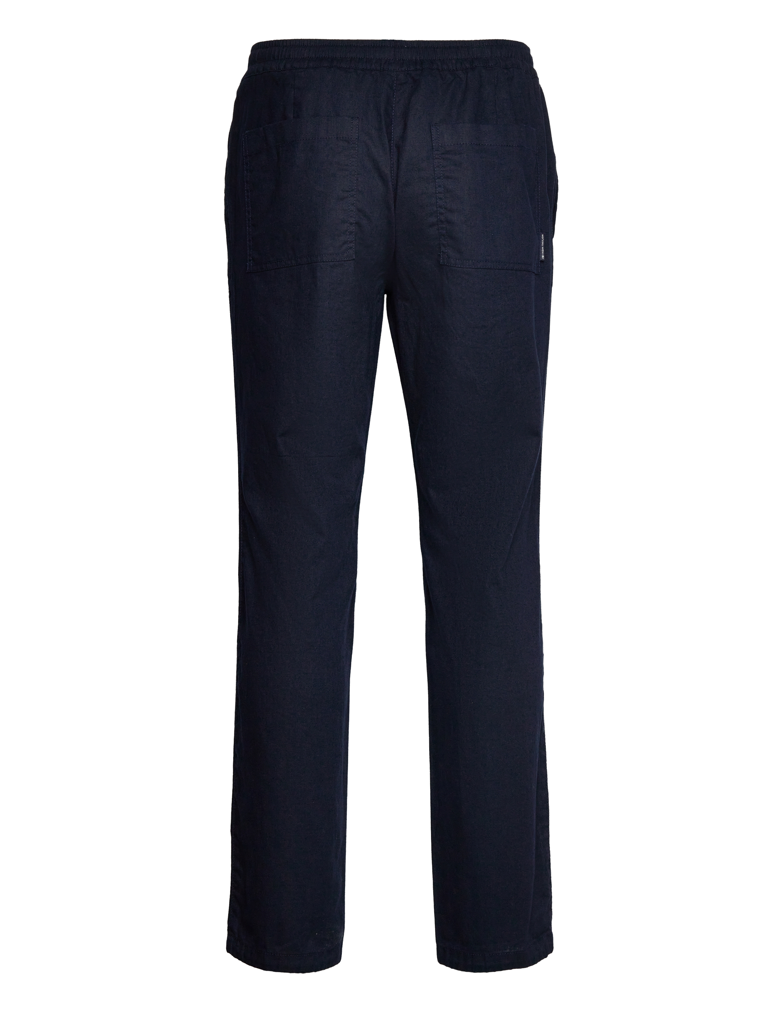 Tom Tailor - regular cotton linen pants - sky captain blue - 1