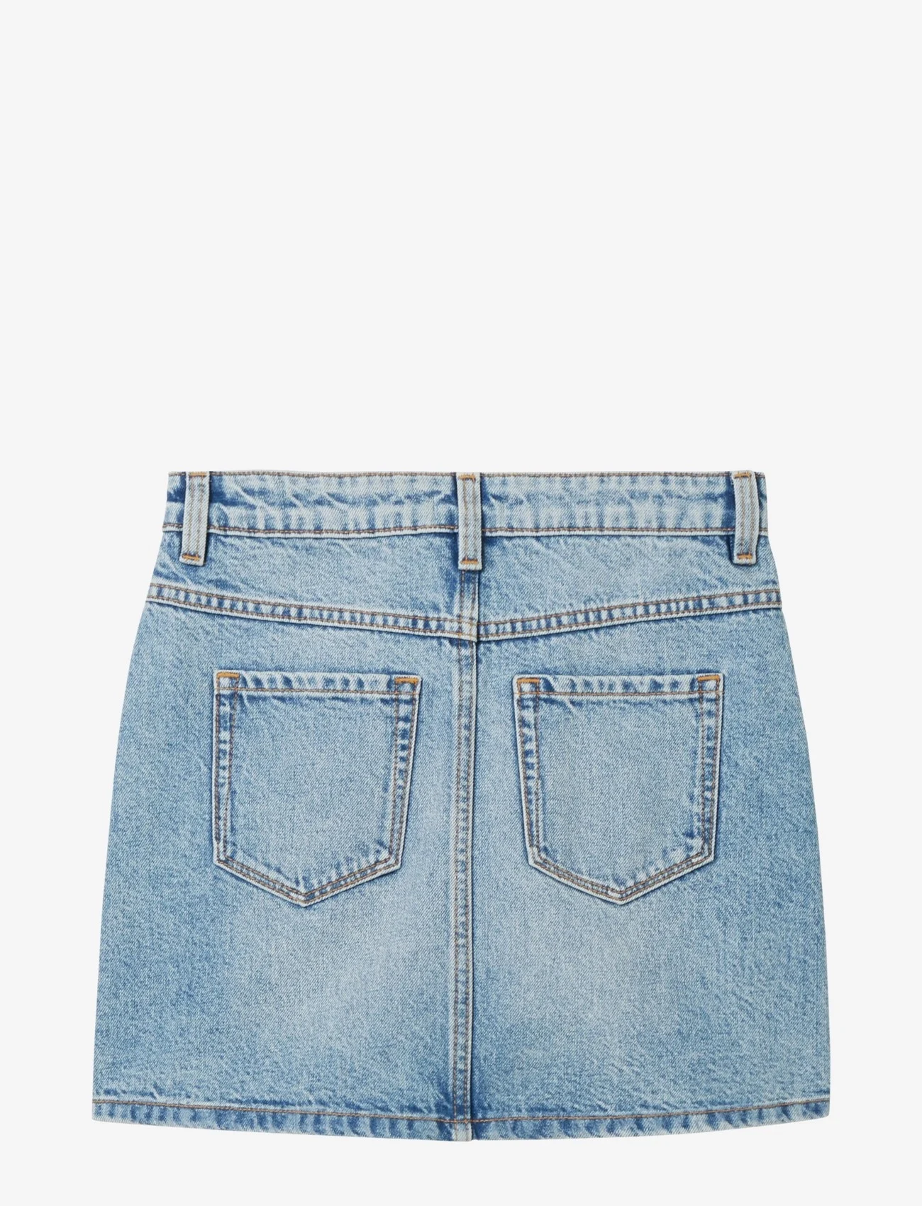 Tom Tailor - denim mini skirt - jeanskjolar - used light stone blue denim - 1