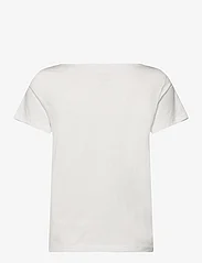 Tom Tailor - T-shirt boat neck stripe - laveste priser - whisper white - 1
