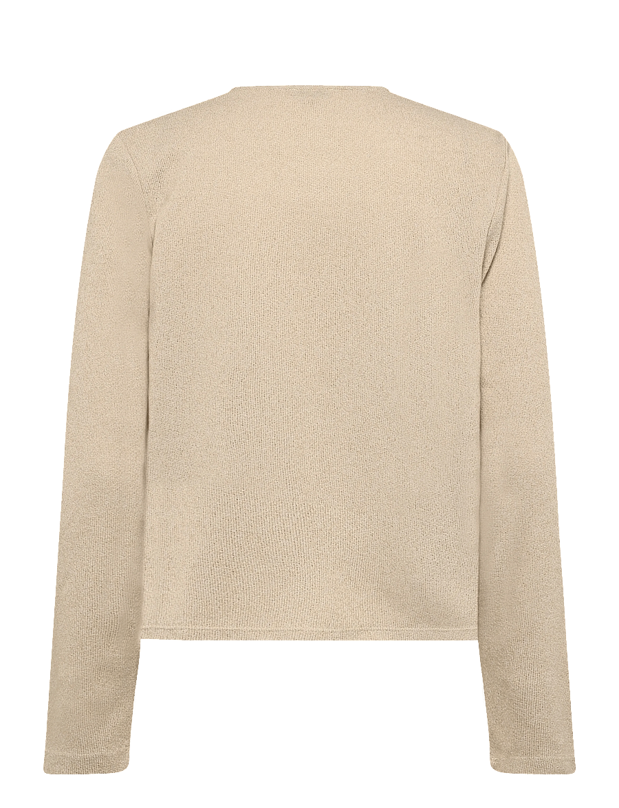 Tom Tailor - T-shirt cardigan - koftor - sandy beige melange - 2