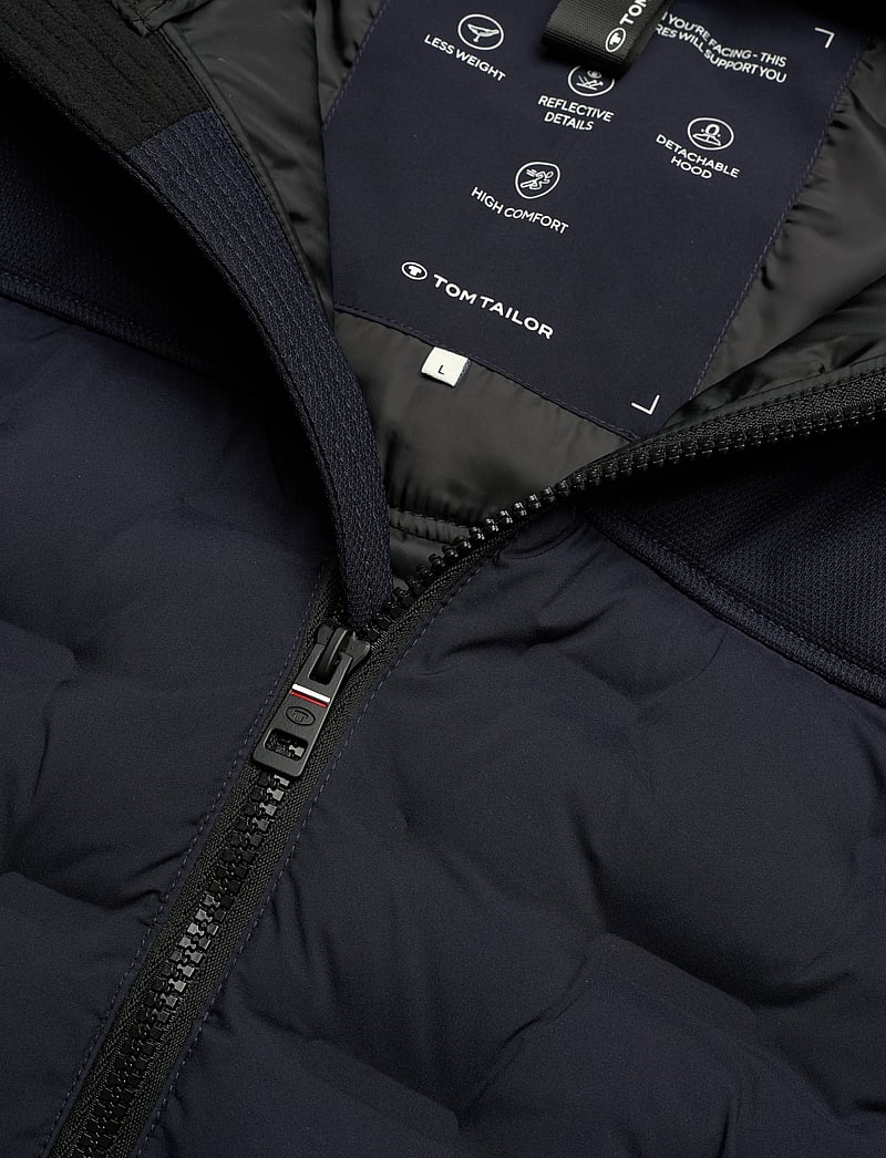 Tom Tailor - hybrid puffer jacket - sky captain blue - 5