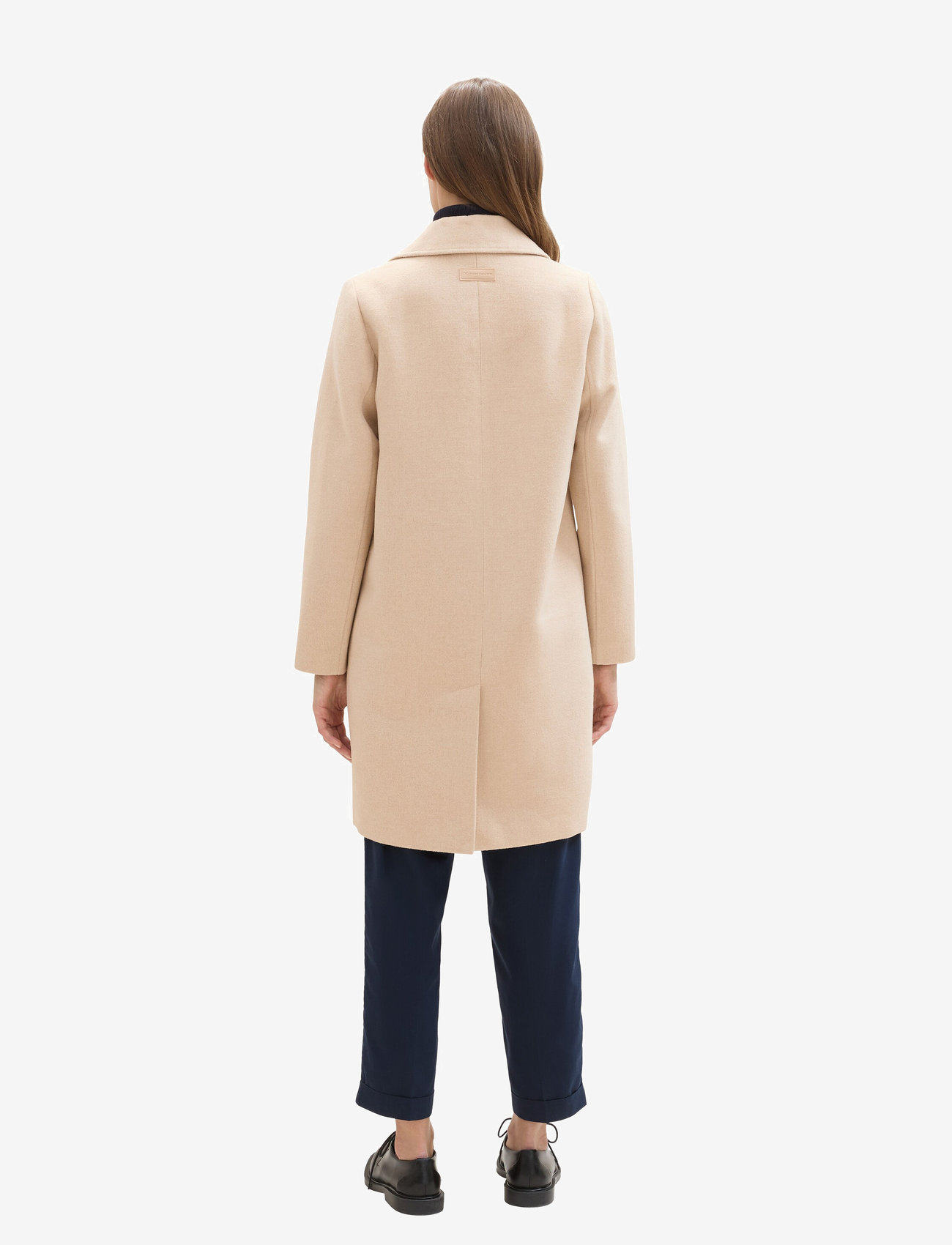 Tom Tailor - long coat - mäntel - soft ivory melange - 2