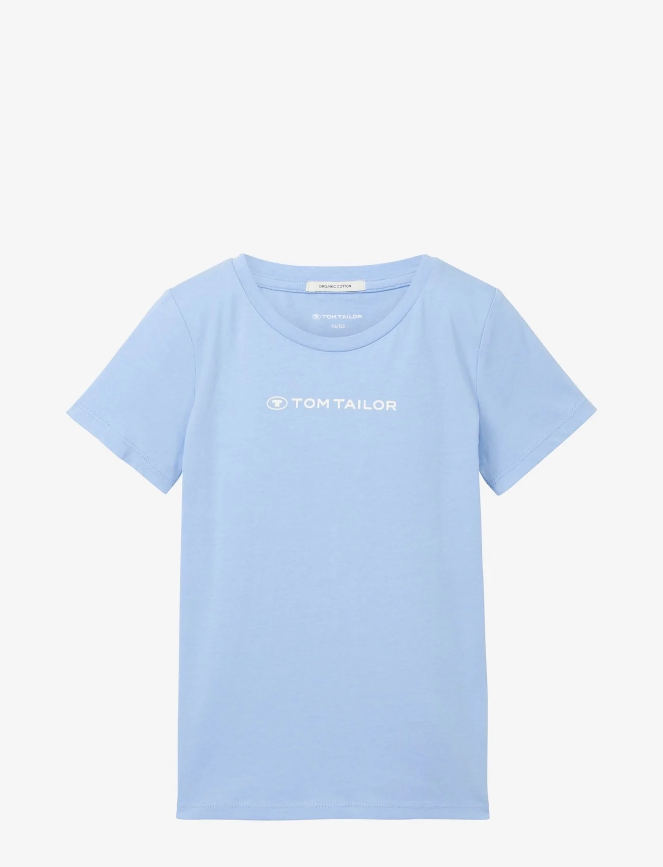 Tom Tailor - Logo T-shirt - lühikeste varrukatega t-särgid - calm blue - 0