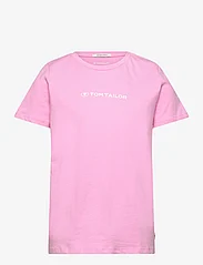 Tom Tailor - Logo T-shirt - short-sleeved t-shirts - fresh summertime pink - 0