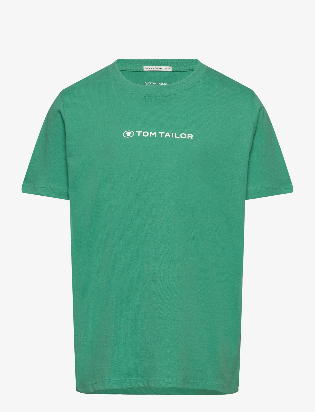 Tom Tailor - printed t-shirt - lühikeste varrukatega t-särgid - light fern green - 0
