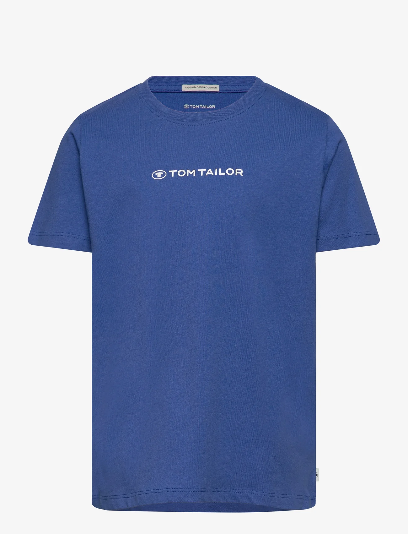 Tom Tailor - printed t-shirt - lühikeste varrukatega t-särgid - soft sapphire blue - 0