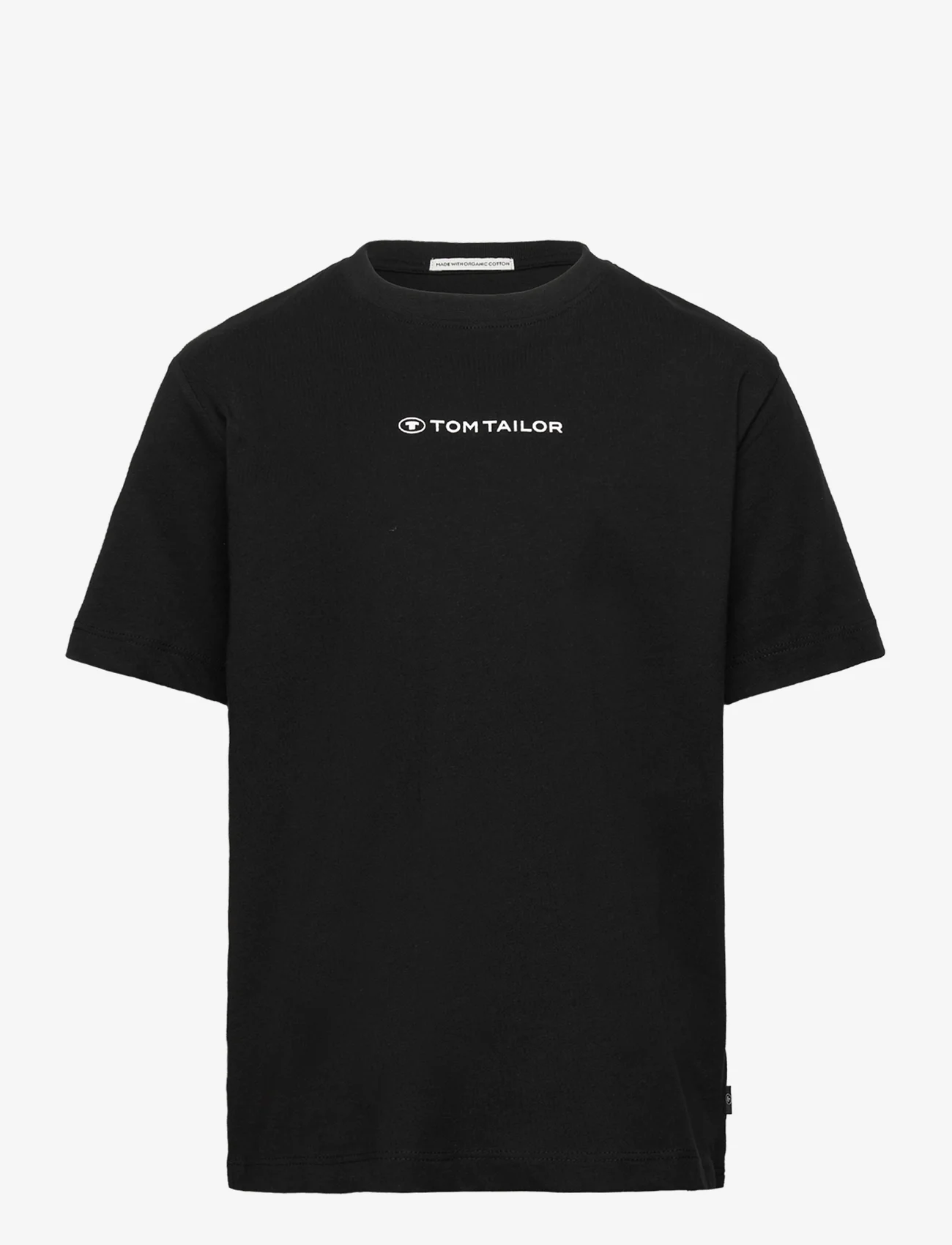 Tom Tailor - regular printed t-shirt - kurzärmelige - black - 0