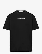regular printed t-shirt - BLACK