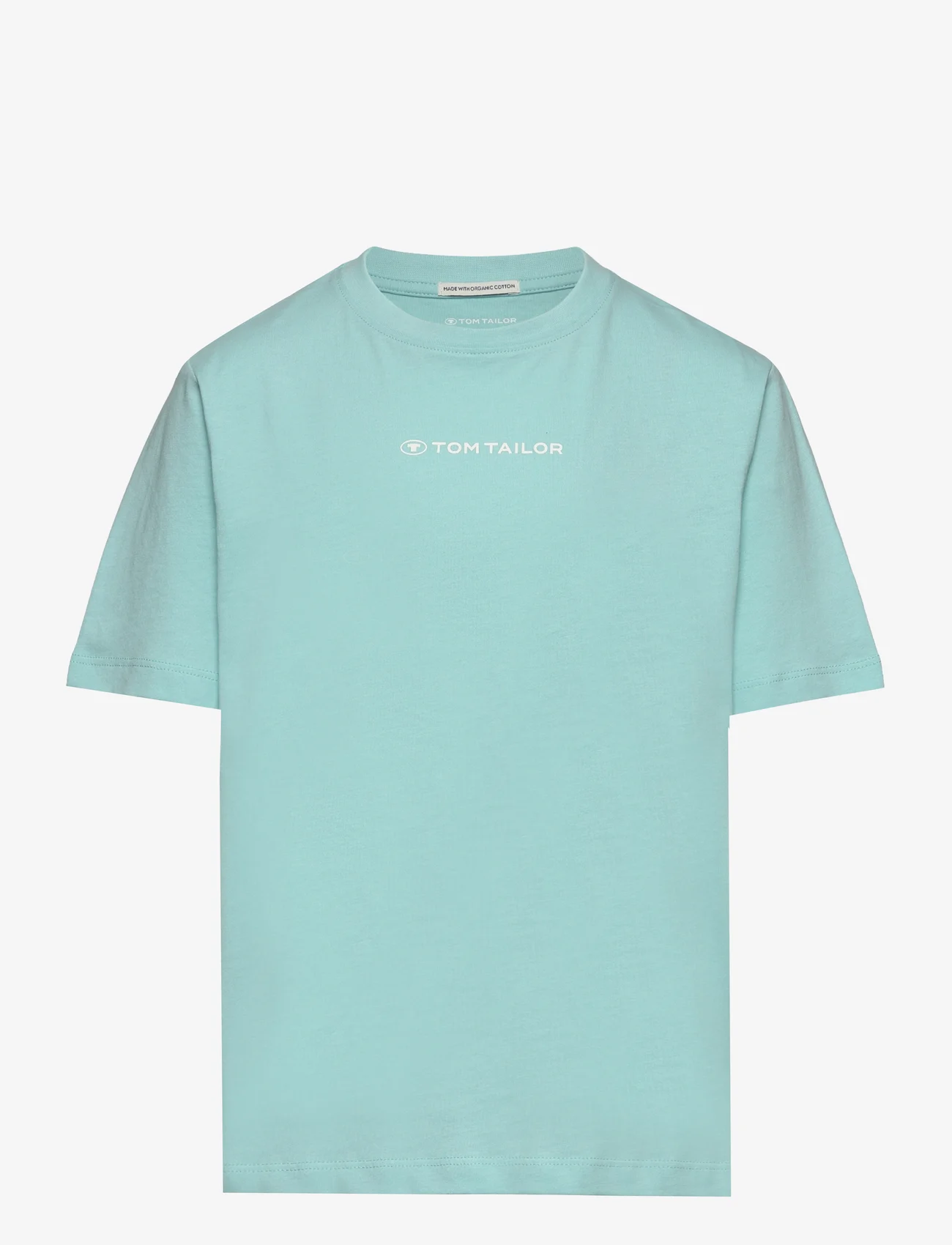 Tom Tailor - regular printed t-shirt - lühikeste varrukatega t-särgid - pastel turquoise - 0