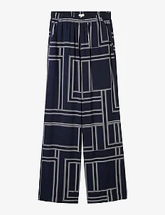 loose fit palazzo pants, Tom Tailor