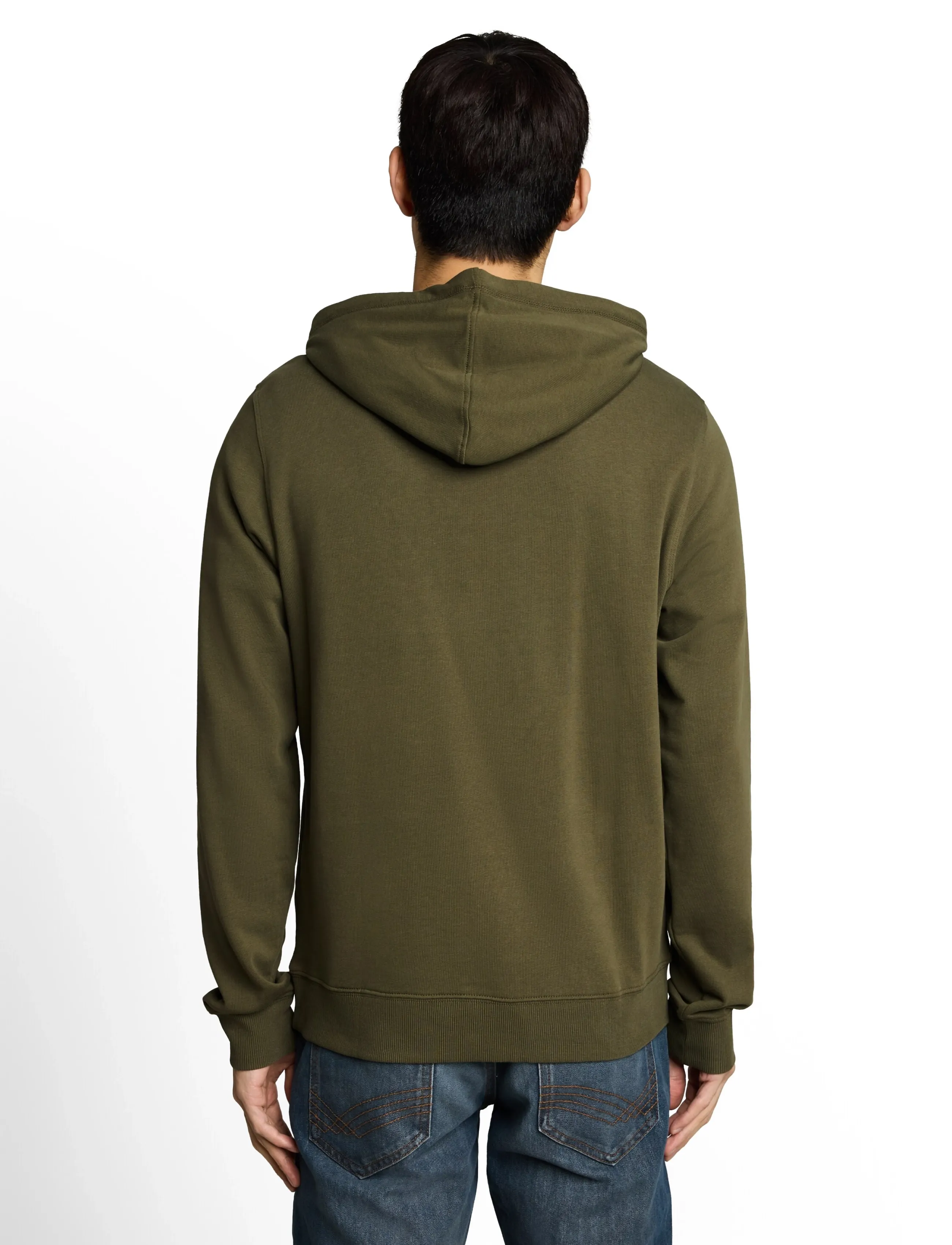 Tom Tailor - printed hoodie - black olive - 3