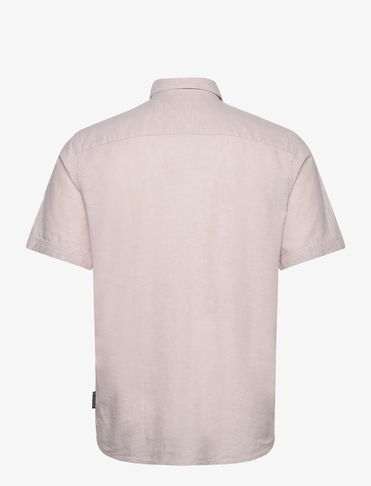Tom Tailor - cotton linen shirt - linneskjortor - caramel beige chambray - 1