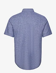 Tom Tailor - cotton linen shirt - linneskjortor - leasure blue chambray - 1