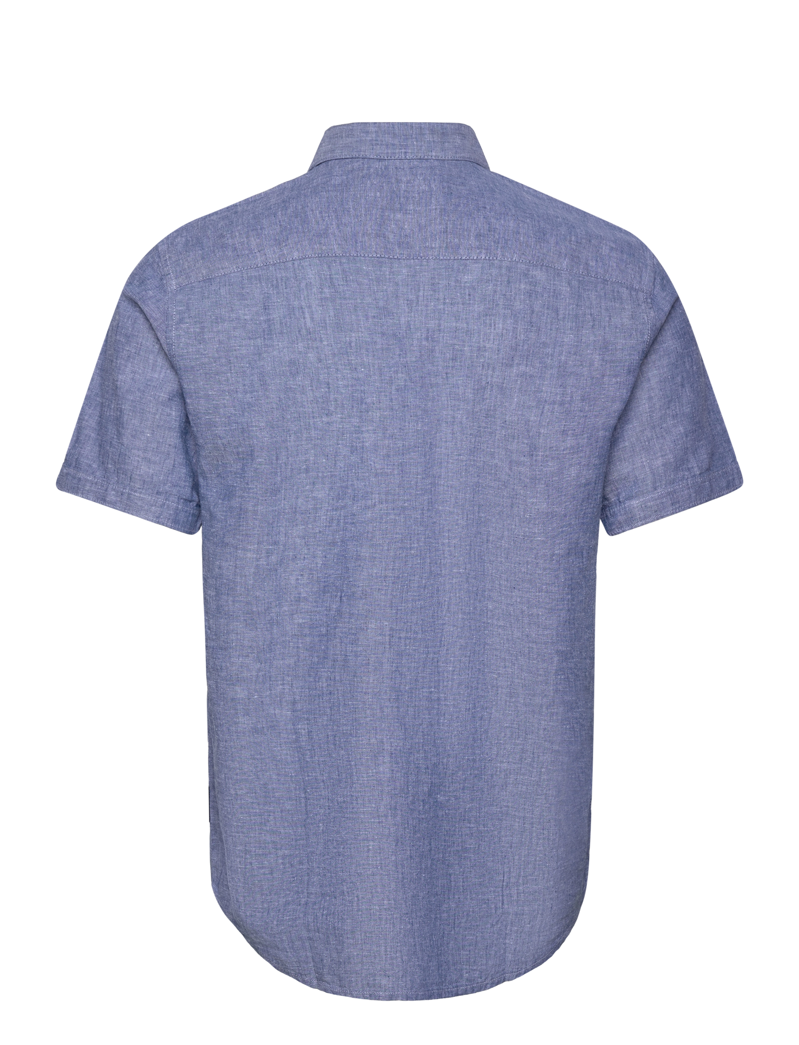 Tom Tailor - cotton linen shirt - leasure blue chambray - 2