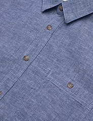 Tom Tailor - cotton linen shirt - linneskjortor - leasure blue chambray - 5