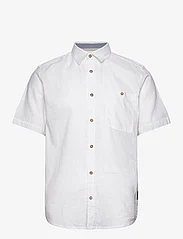 Tom Tailor - cotton linen shirt - linneskjortor - white - 0