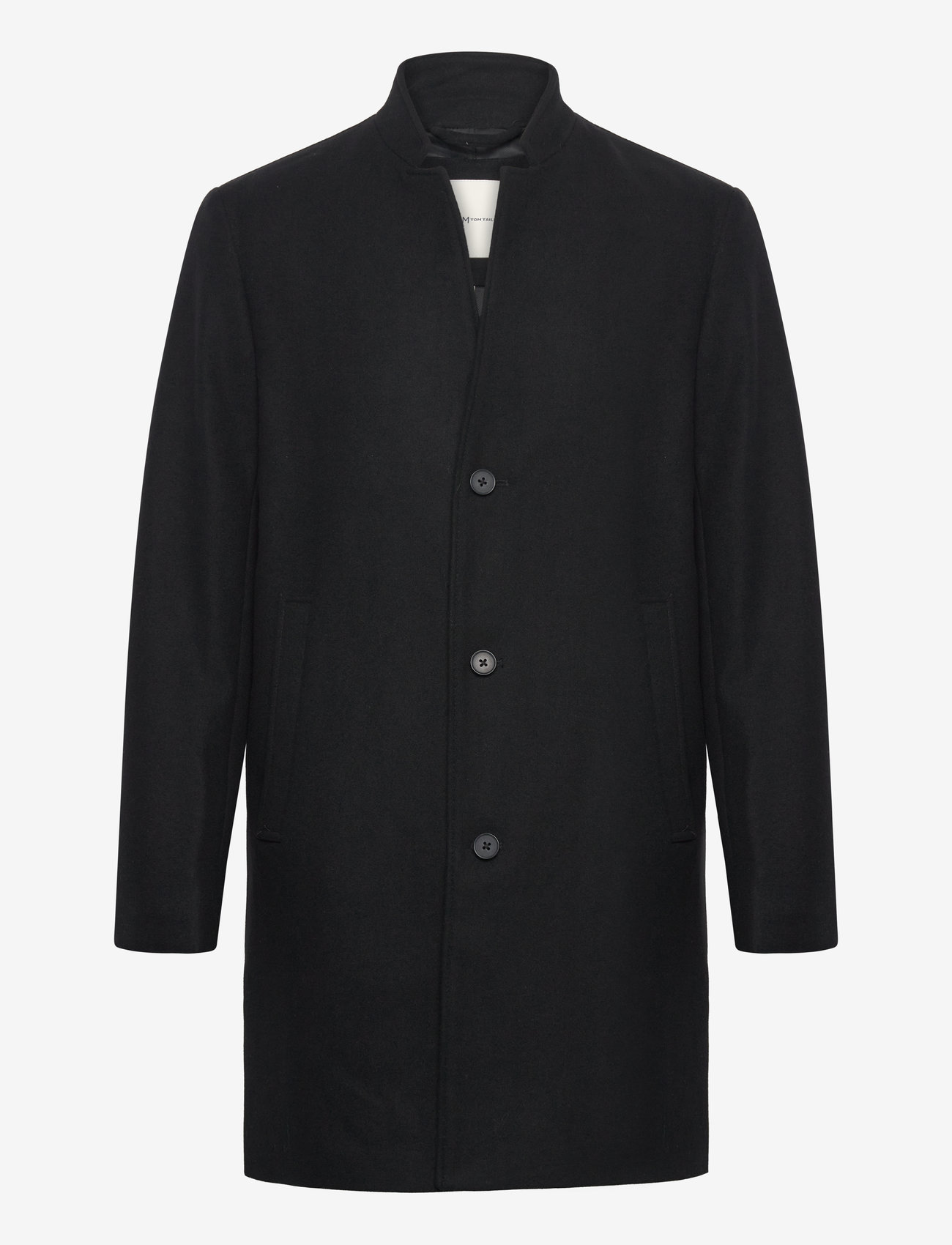 Tom Tailor - wool coat - black - 0