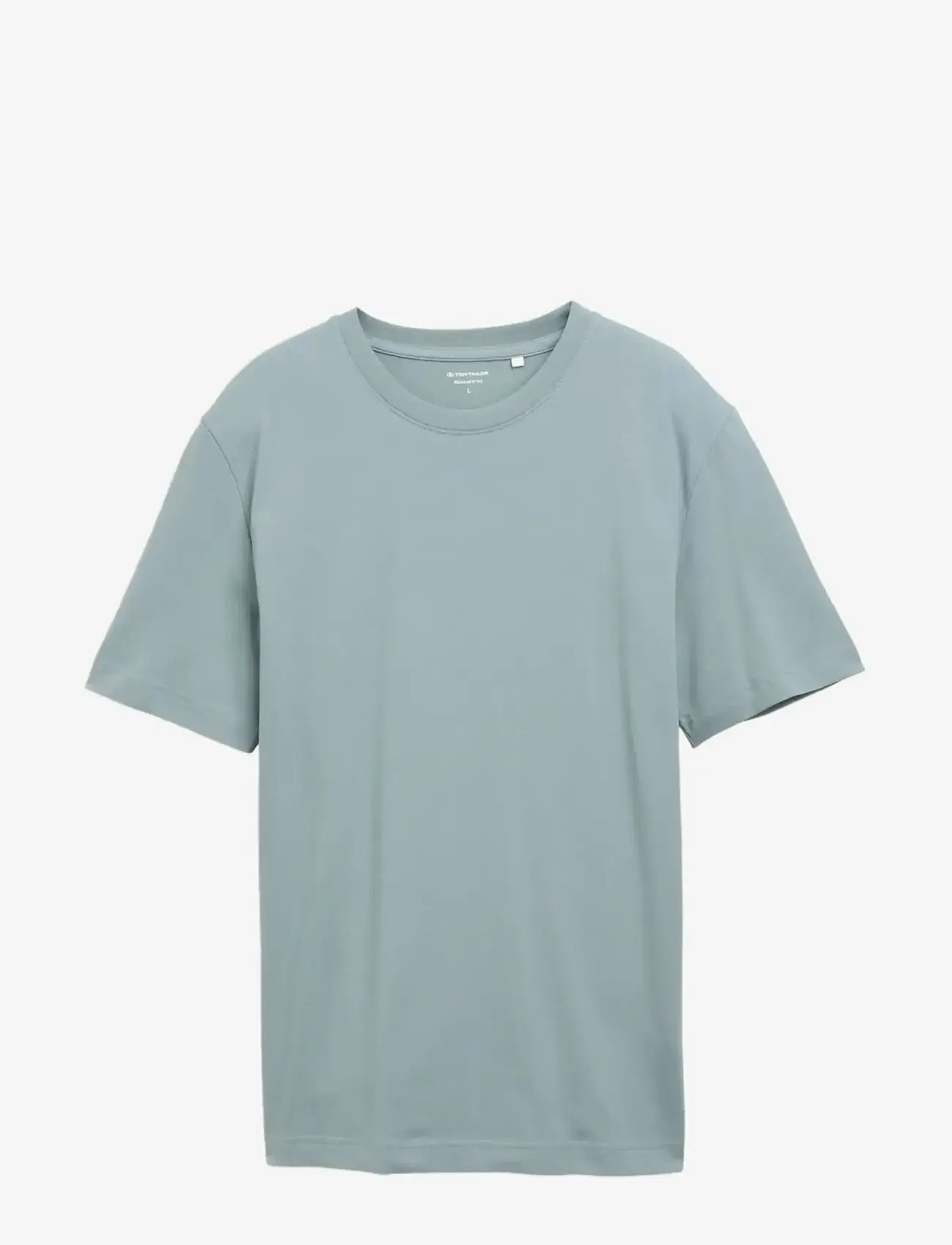 Tom Tailor - piqué t-shirt - kortærmede t-shirts - grey mint - 1