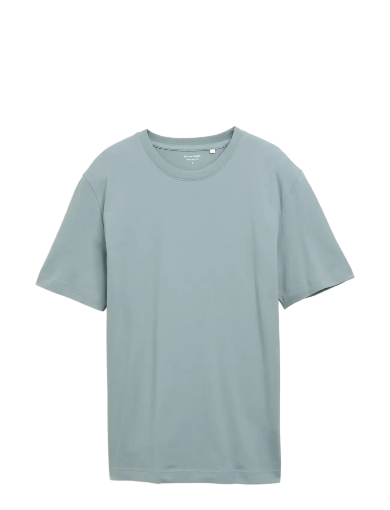 Tom Tailor piqué t-shirt - TOM TAILOR - GREY MINT / blue