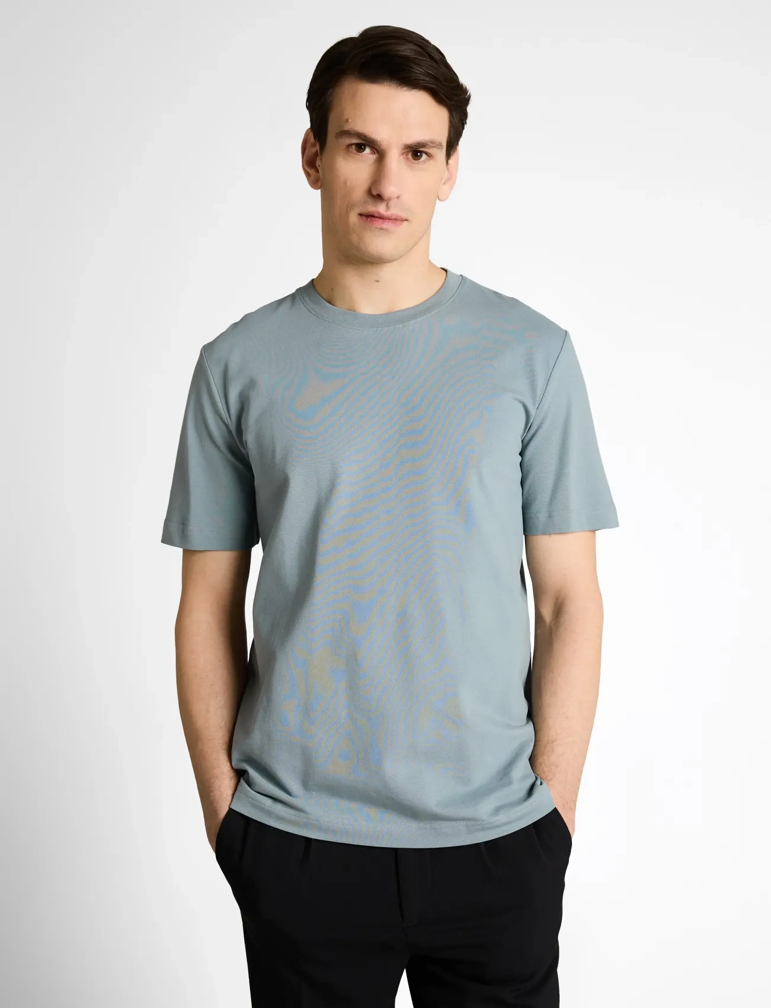 Tom Tailor - piqué t-shirt - t-shirts à manches courtes - grey mint - 4