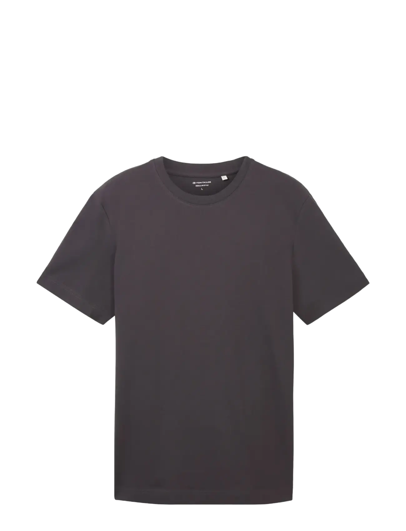 Tom Tailor piqué t-shirt - TOM TAILOR - TARMAC GREY / grey