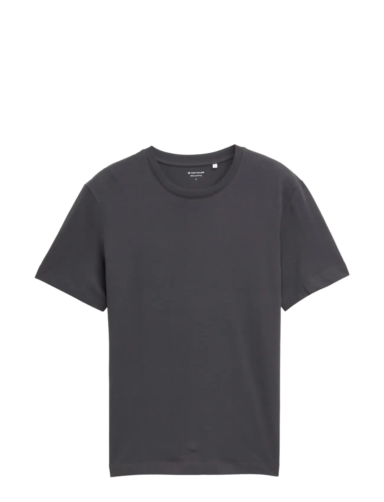 Tom Tailor - piqué t-shirt - kortärmade t-shirts - tarmac grey - 1