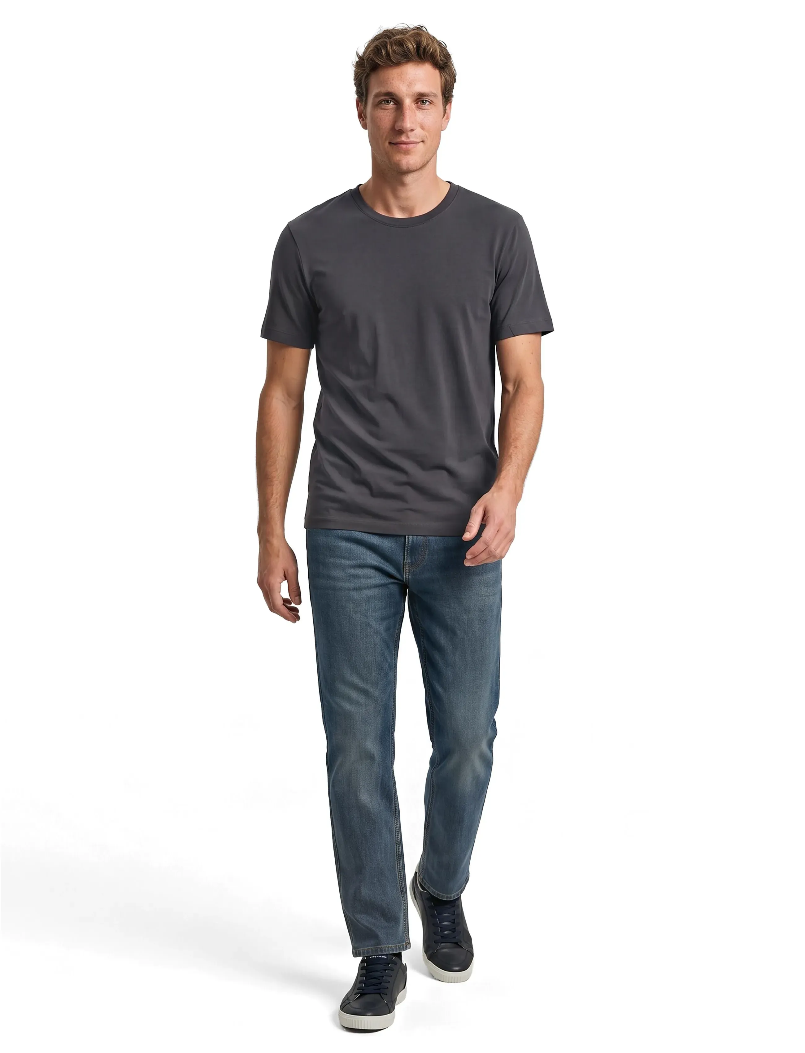 Tom Tailor - piqué t-shirt - kortärmade t-shirts - tarmac grey - 4