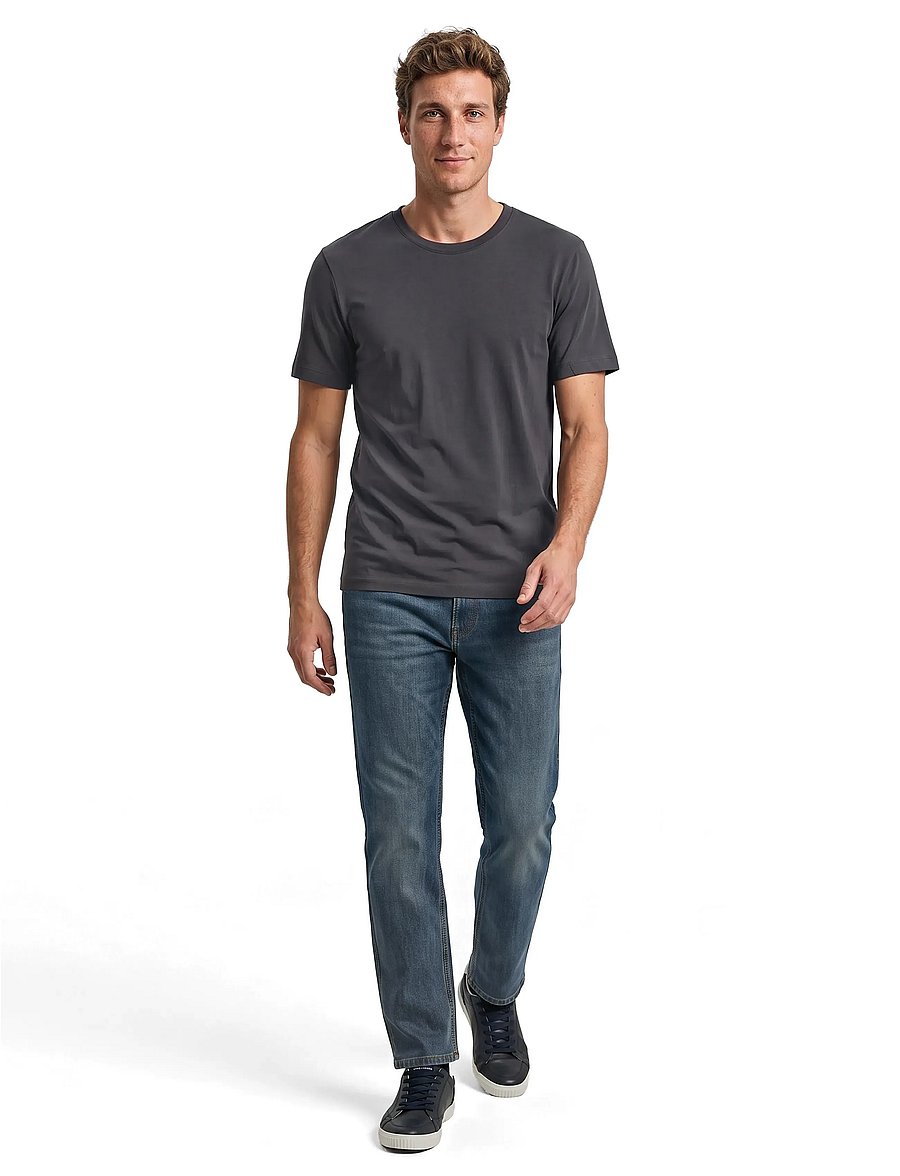 Tom Tailor - piqué t-shirt - kortärmade t-shirts - tarmac grey - 4