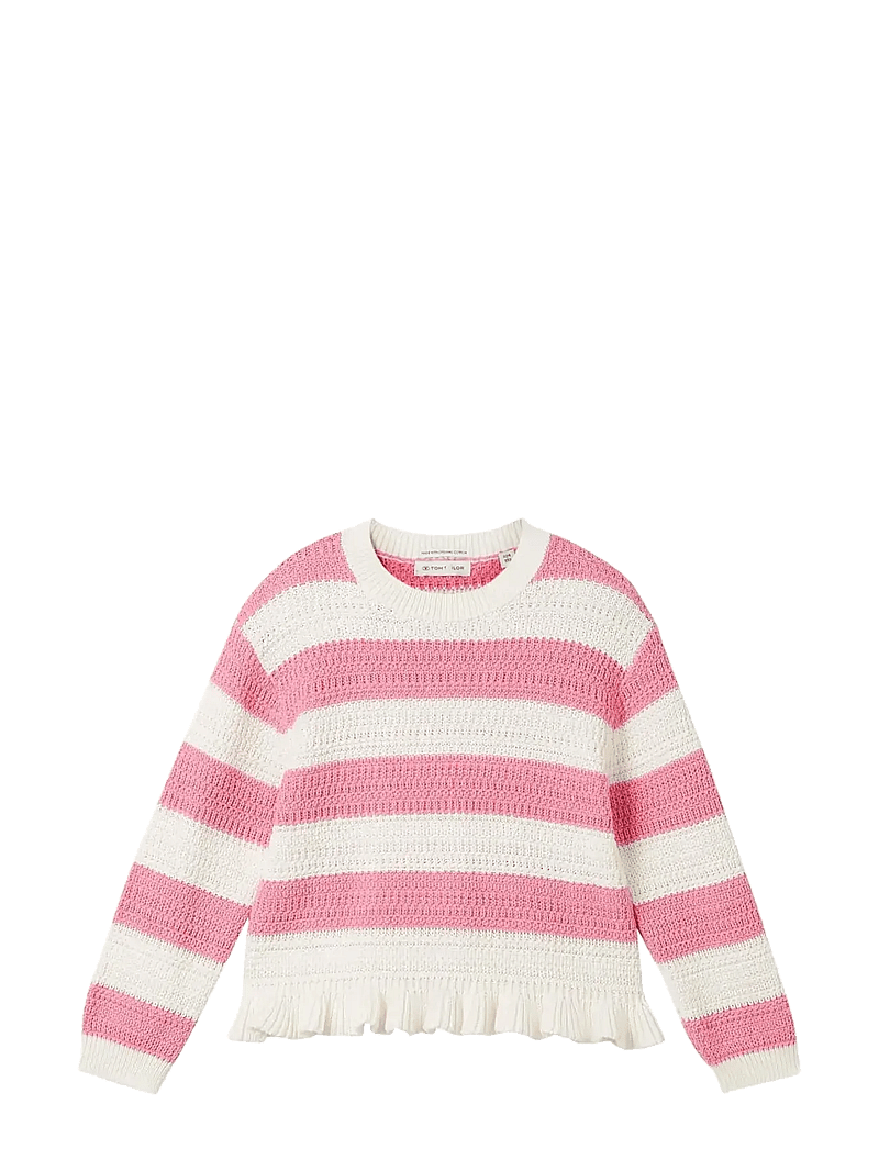 Tom Tailor Knitted Striped Pullover (OMT1042585) Tops