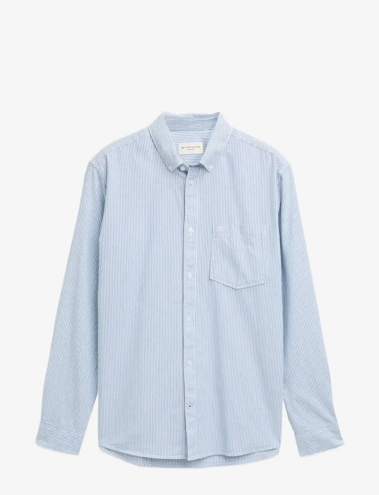 Tom Tailor - oxford shirt - oxford shirts - blue petrol stripe - 1