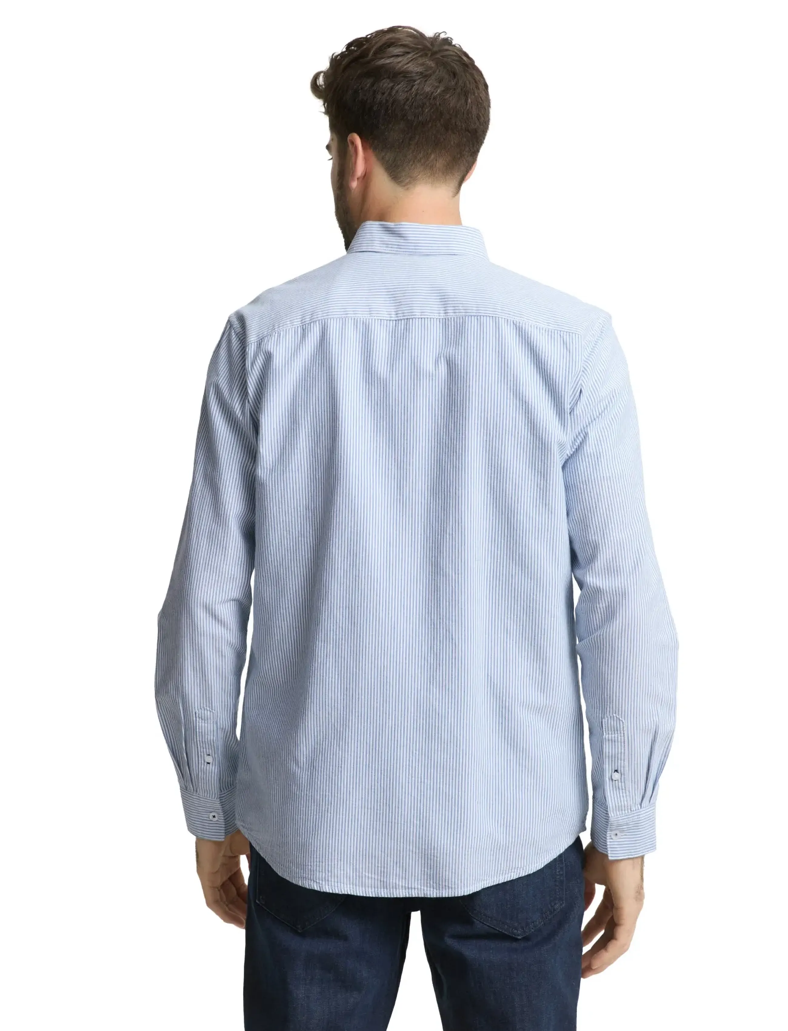 Tom Tailor - oxford shirt - oxford-hemden - blue petrol stripe - 2