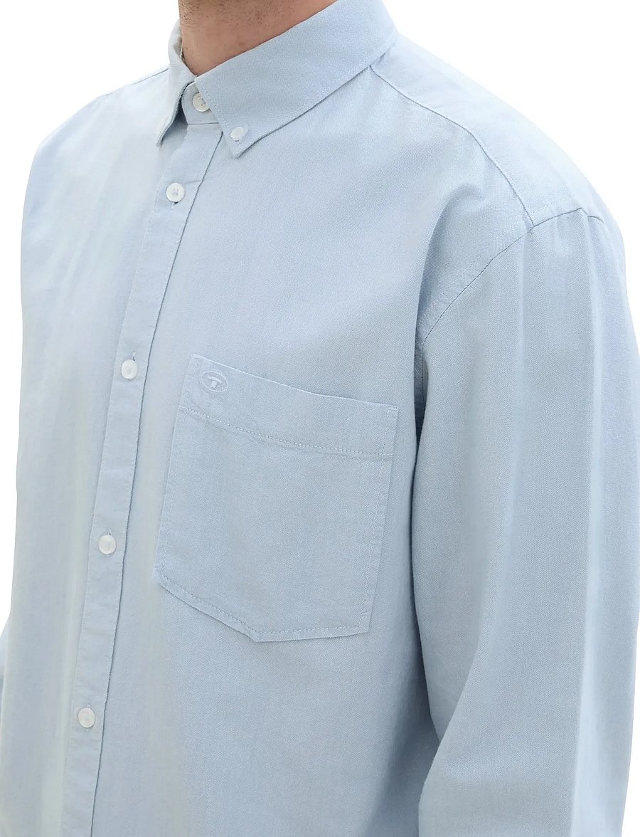 Tom Tailor - oxford shirt - oxford-hemden - light blue chambray - 3