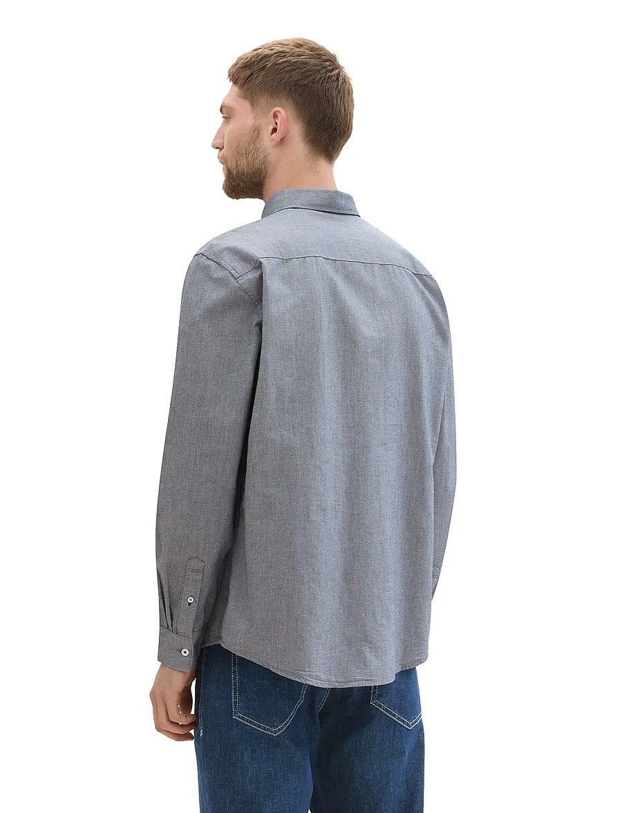 Tom Tailor - oxford shirt - oxford-hemden - navy chambray - 2